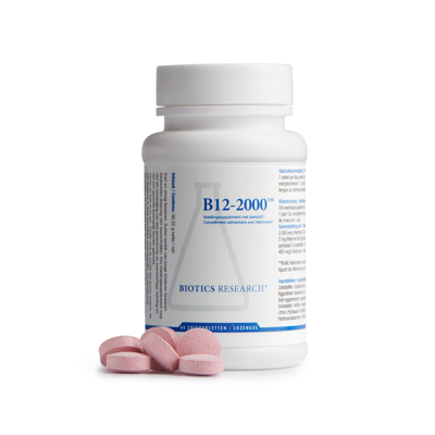 Afbeelding van Biotics B12 2000 Tabletten