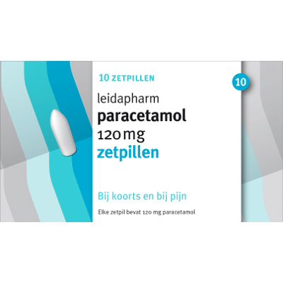 Afbeelding van Leidapharm Paracetamol 120mg, 10zp