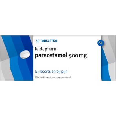 Afbeelding van Leidapharm Paracetamol 500mg 50st