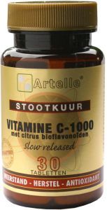 Afbeelding van Artelle Vitamine C 1000mg/200mg Bioflavonoiden Stootkuur, 30 tabletten
