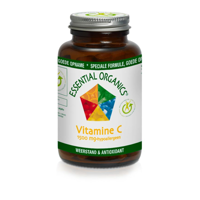 Afbeelding van Essential Organics Vitamine C 1500mg Tabletten