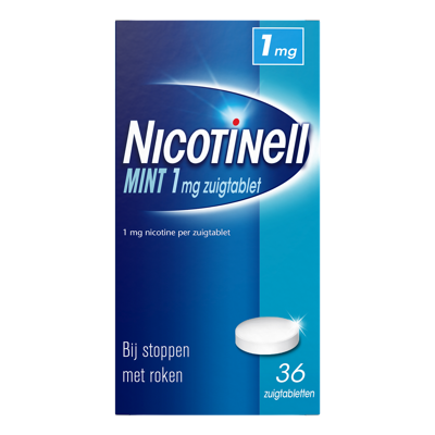Afbeelding van Nicotinell Zuigtablet Mint 1 mg voor stoppen met roken