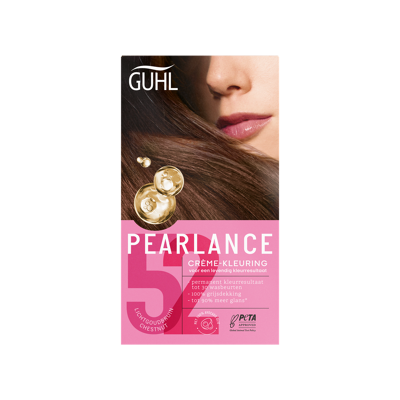 Afbeelding van Guhl Pearlance Intensieve Crème Haarkleuring 52 Lichtgoudbruin Chestnut 117 ml