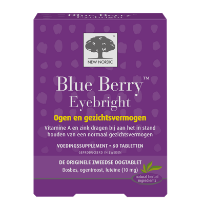 Afbeelding van New Nordic Blue Berry Eyebright Tabletten 60TB