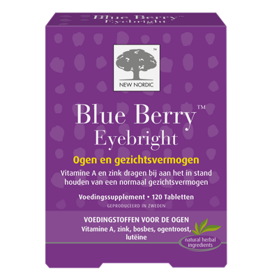 Afbeelding van 25% korting New Nordic Blue Berry Eyebright (120 Tabletten)