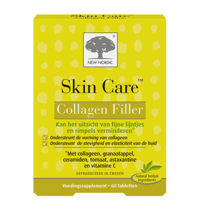 Afbeelding van New Nordic Skin Care Collagen Filler Tabletten 60st