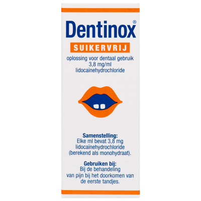 Afbeelding van Dentinox Suikervrij Druppels 3,8mg/ml