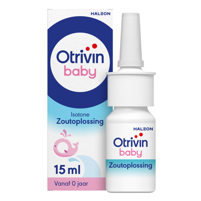 Afbeelding van Otrivin Baby Zoutoplossing Neusspray bij een verstopte neus 15ML