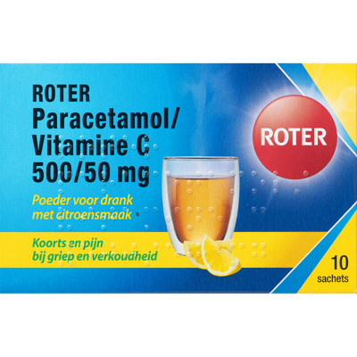 Afbeelding van Roter Paracetamol Vitamine C, 10 Sachets