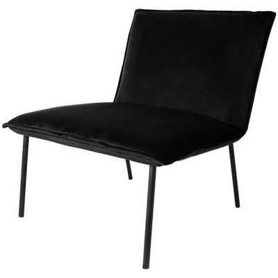 Afbeelding van Lola fauteuil velvet zwart