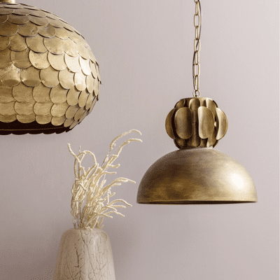 Afbeelding van BePureHome Polished hanglamp Metaal antique brass