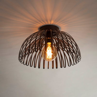 Afbeelding van Fraaai Stirling plafondlamp 1L charcoal Metaal