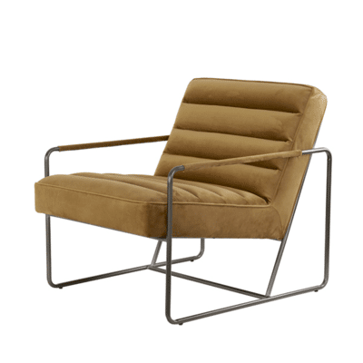 Afbeelding van Light &amp; Living Bansud fauteuil Velvet bruin