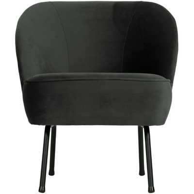 Afbeelding van BePureHome Vogue fauteuil Velvet zwart