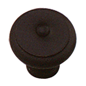 Afbeelding van Meubelknop 30mm smeedijzer zwart