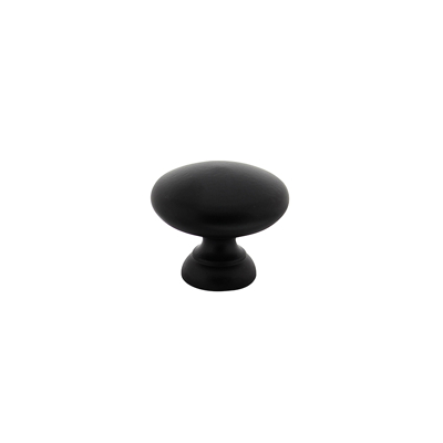 Afbeelding van Meubelknop Paddenstoel 32mm zwart