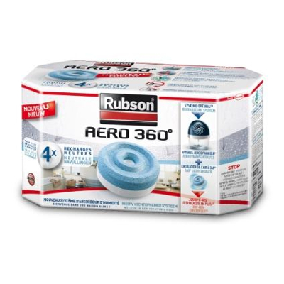 Afbeelding van Rubson navullingen aero 360 neutraal, 4x 450 gram
