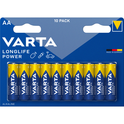 Afbeelding van Varta Longlife Power AA batterijen 12 pack LR6, MN1500