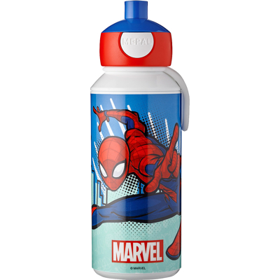 Afbeelding van Mepal Pop up Campus Drinkfles 400 Ml Spiderman Multicolour Lunchboxen &amp; Bekers