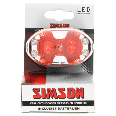 Afbeelding van Simson Batterij achterlicht LED