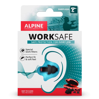 Afbeelding van Alpine Hearing Protection WorkSafe Oordoppen Kleurloos Persoonlijke Verzorging