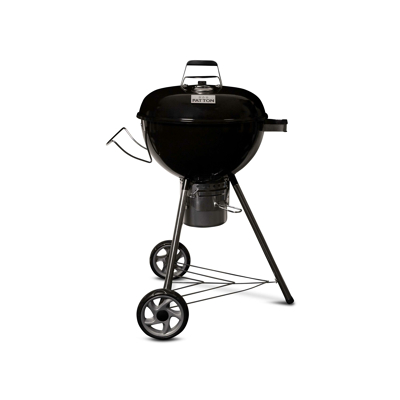 Afbeelding van Patton Kettle Chef Houtskoolbarbecue 47 Cm Premium Black Zwart Houtskool Bbq