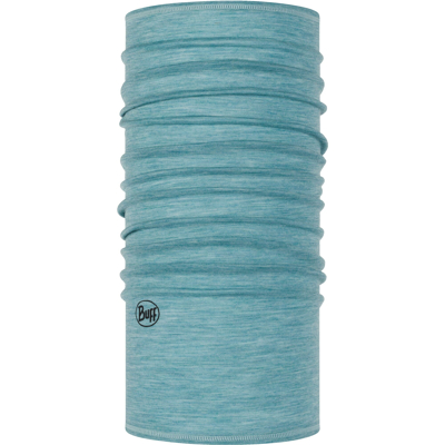 Afbeelding van Buff Lightweight Merino Wool Tubular Col Solid Pool Blauw Outdoor Sjaal