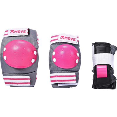 Afbeelding van Move Basic Beschermers Junior Pink 3 pack Roze Skate Accessoires