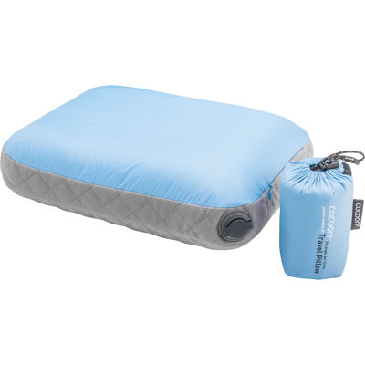 Afbeelding van Cocoon Air Core Ultra Light Small Reiskussen Blue Blauw Kussens &amp; Handdoeken