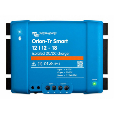 Afbeelding van Orion tr smart 12/12 18a isolated dc charger acculader boot