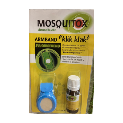 Afbeelding van Arkopharma Mosquitox Anti Muggen Armband 1ml