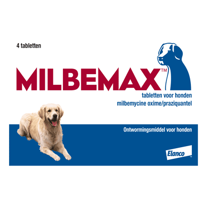 Afbeelding van Milbemax grote hond 4 tabletten