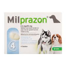 Afbeelding van Milprazon Ontwormingsmiddel Hond 2,5mg 48 Tabletten