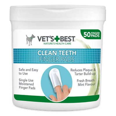 Afbeelding van Vets Best Clean Teeth Finger Pads 50 ST