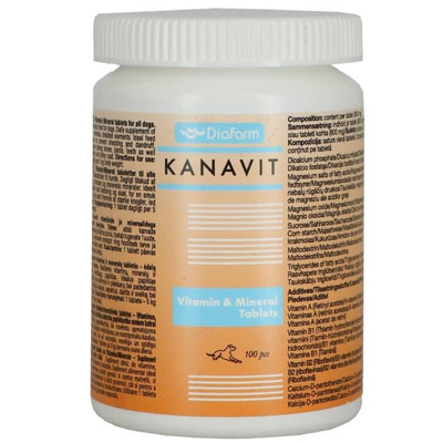 Afbeelding van Diafarm Kanavit vitamine en mineralentabletten