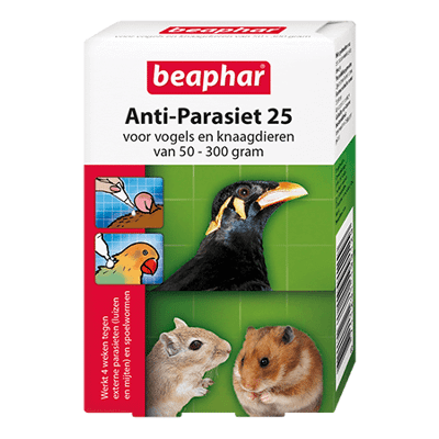 Afbeelding van Beaphar Anti Parasiet Knaagdier/Vogel 25 (50 300 gram)