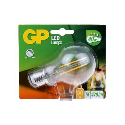 Afbeelding van Gp E27 5w led lamp gloeidraad variabele classic 745GPCLAS078210CE1