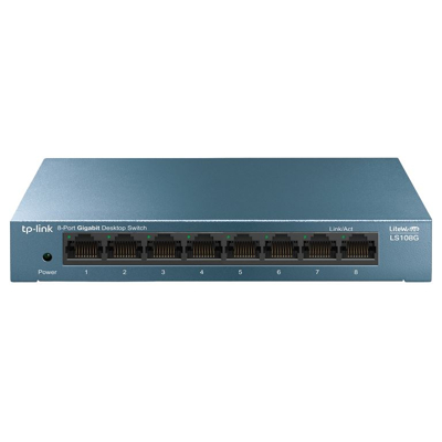 Afbeelding van Tp link LS108G network switch unmanaged gigabit ethernet (10/100/1000) bleu