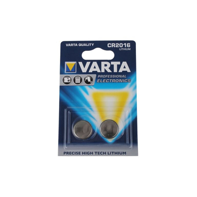 Afbeelding van Varta 2 cr2016 lithium 3v blister de piles 6016101402