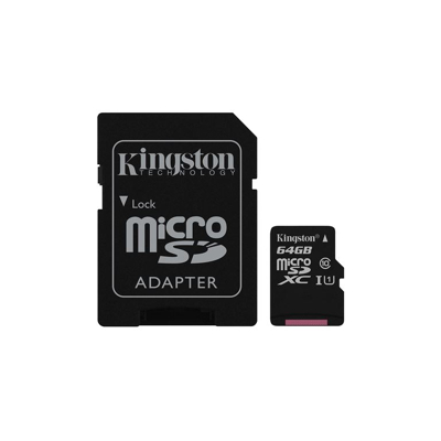 Image de Kingston canvas select microsdxc uhs i class 10 card 64gb SDCS264GB