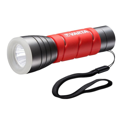 Image de Varta lampe torche de poche, noir, rouge, aluminium 17627101421