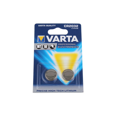 Image de Varta cr2032 lithium 3v blister de 2 piles 6032101402