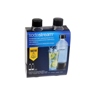 Immagine di Sodastream Confezione doppia di bottiglie classic da 1 litro lavabili in lavastoviglie 1042260310