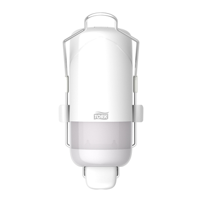 Afbeelding van Tork Liquid zeep dispenser wit arm bediening S1 560100