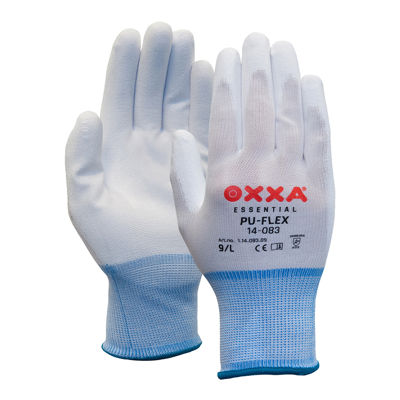 Afbeelding van Werkhandschoen OXXA PU Flex 14 083 Maat 7 S Wit