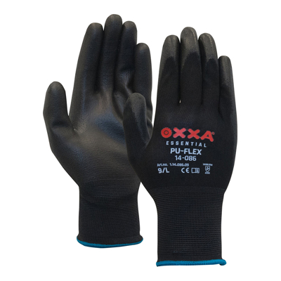 Afbeelding van Werkhandschoen OXXA M Safe PU Flex B14 086 Maat 6 XS Zwart