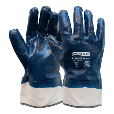 Afbeelding van Werkhandschoen OXXA Cleaner 50 040 Maat 10 XL Blauw/Wit