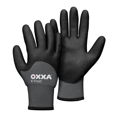 Afbeelding van Werkhandschoen OXXA X Frost 51 860 Maat 9 L Zwart/Grijs