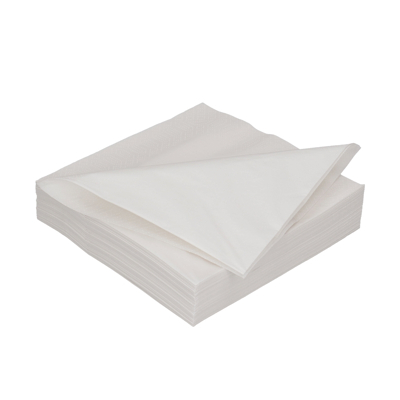 Afbeelding van 3000x Duni Servetten tissue 33cm 2 laags wit