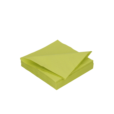 Afbeelding van DiDi Tissue cocktail servet 24cm 2 laags lime groen